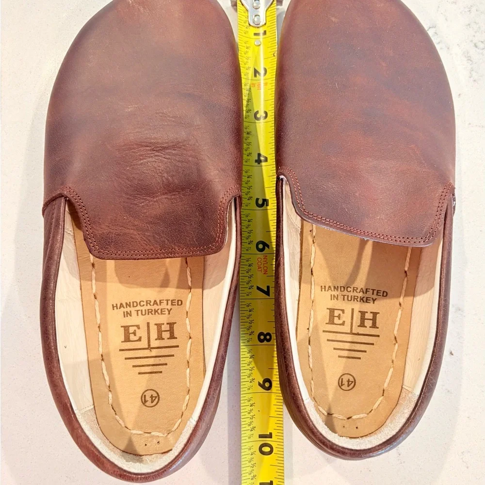 Handcrafted Leather Earthing Harmony Unisex Shoes European 41 Good Condition - Picture 4 of 10